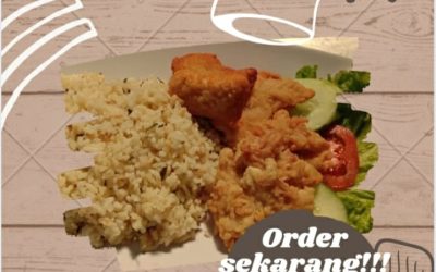 Nasi Daun Jeruk Jamur Krispy